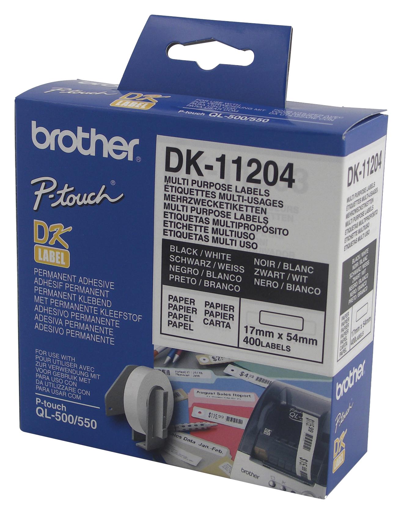 Brother Dk11204 Label, Multi Purpose