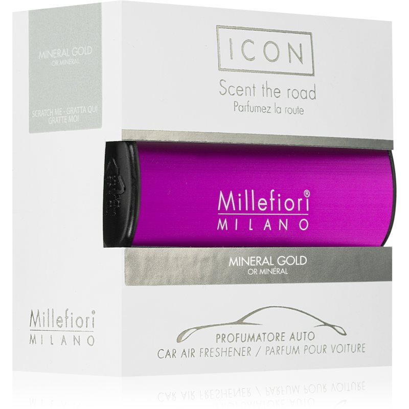 Millefiori Icon Mineral Gold car air freshener I. 1 pc