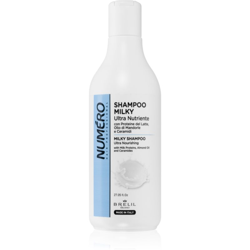 Brelil Numéro Milky Ultra Nutriente Shampoo nourishing shampoo for all hair types 800 ml