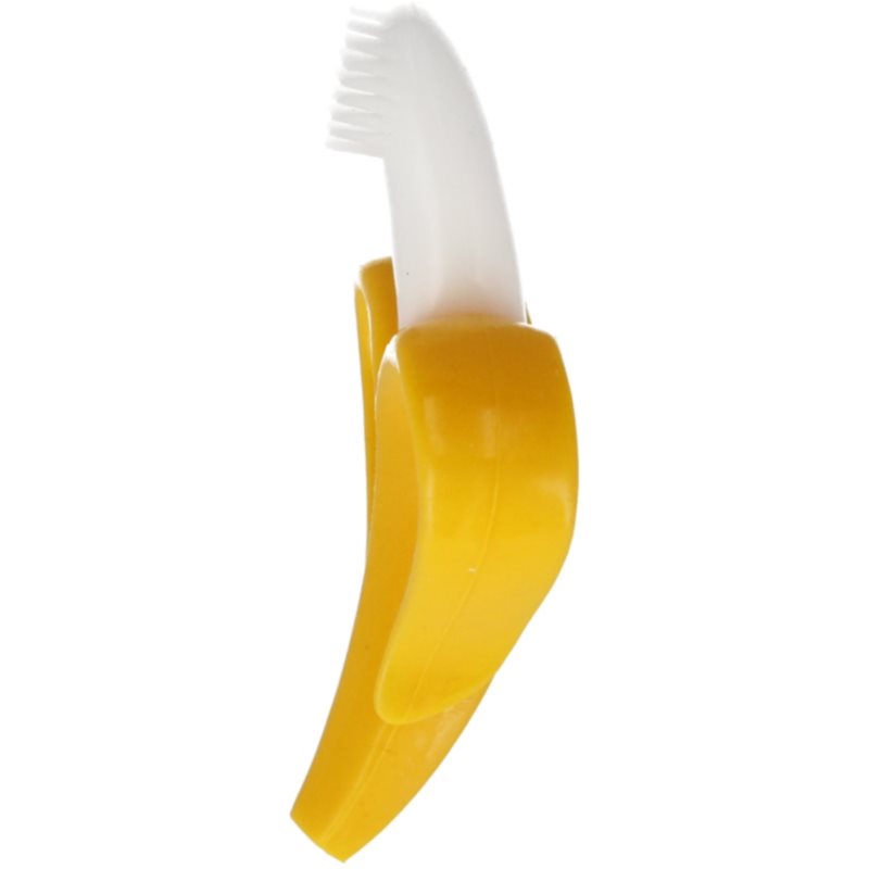 Bam-Bam Teether silicone toothbrush with teether 4m+ Banan 1 pc