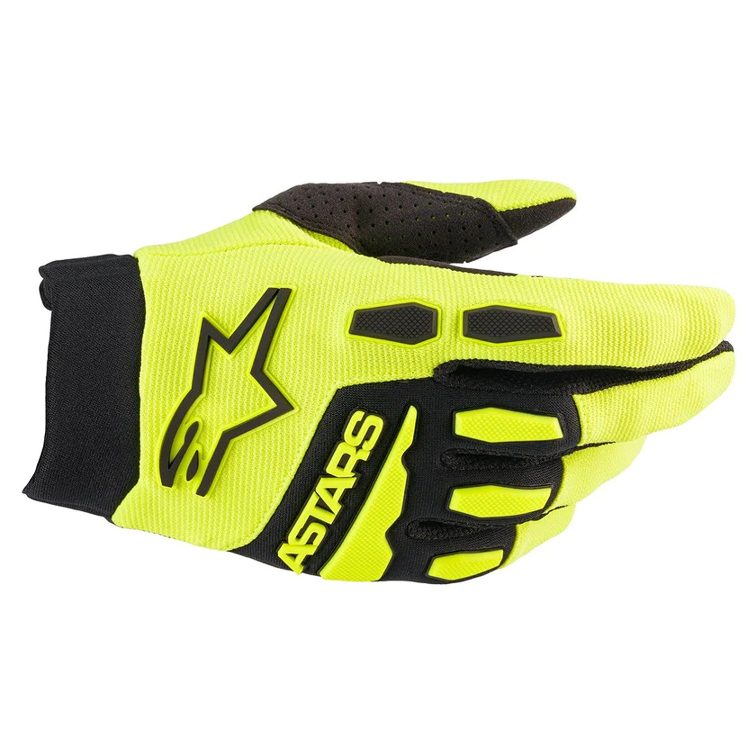 Alpinestars Full Bore Gloves Fluo Yellow Black Size S