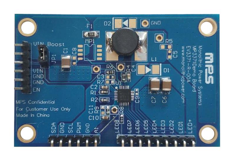 Monolithic Power Systems (Mps) Ev3371-R-00A Evaluation Board, Sync Boost Wled Driver