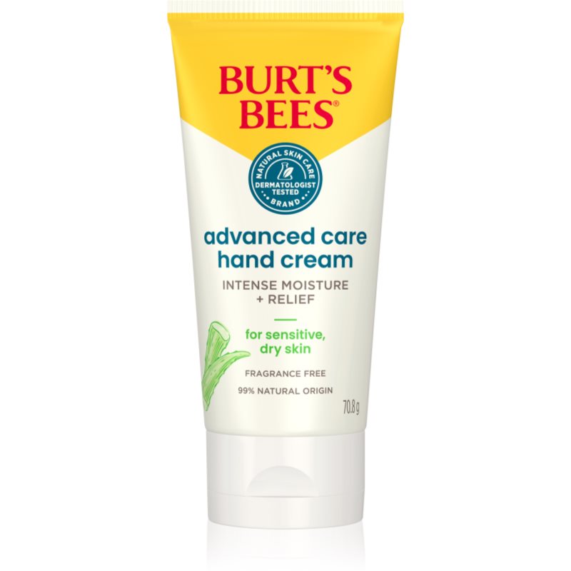 Burt’s Bees Aloe Vera moisturising hand cream for dry and sensitive skin 70,8 g