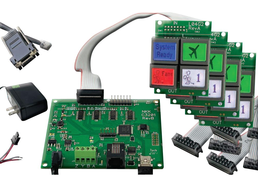 NKK Switches Is-71006-2 Sw Development Kit, 64X32 Lcd Sw, Ctrl