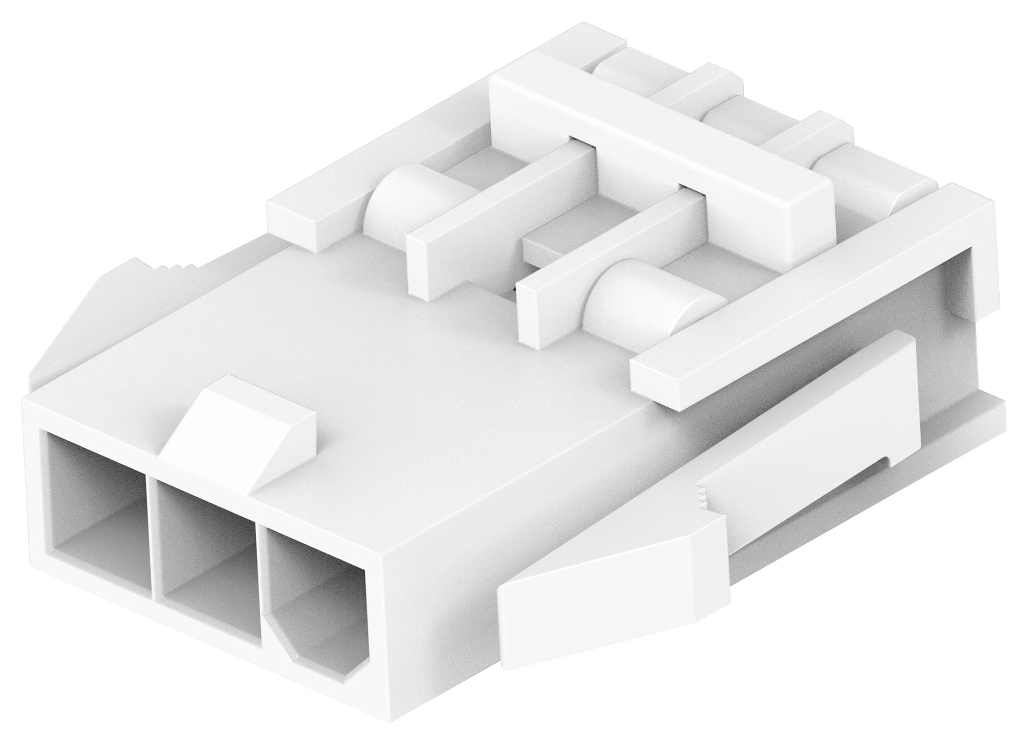 Amp Connectors / Te Connectivity 2386014-3 Connector Housing, Plug, 3Pos, 4.2mm