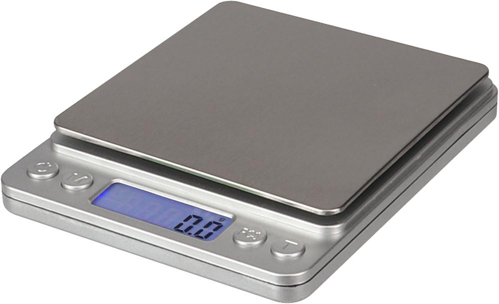 Perel Vtbal402 Mini Weighing Scales, Square, 500G/0.1G