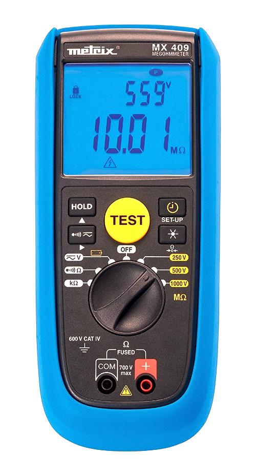 Metrix Mx0409 Insulation Tester, Digital, 250V-1Kv