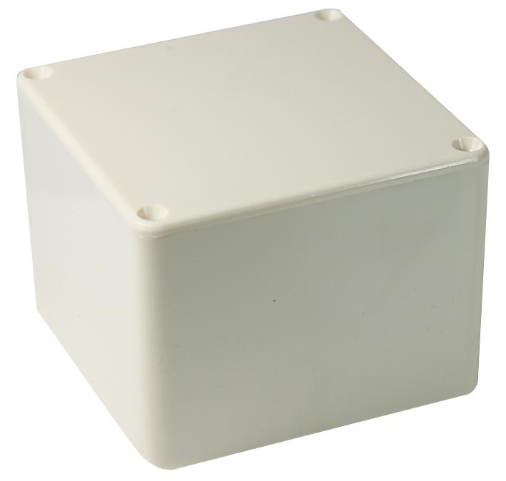 CamdenBoss Bim2008/18-Wh/wh Abs Box With Lid, White, 55X55X42mm