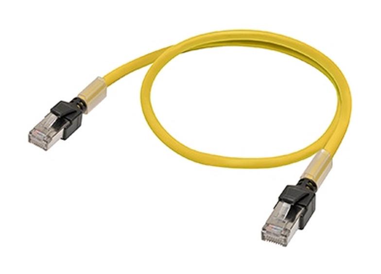 Omron Xs6W-6Lszh8Ss100Cm-Y Patch Cord, Rj45 Plug-Plug, Cat6A, 1M