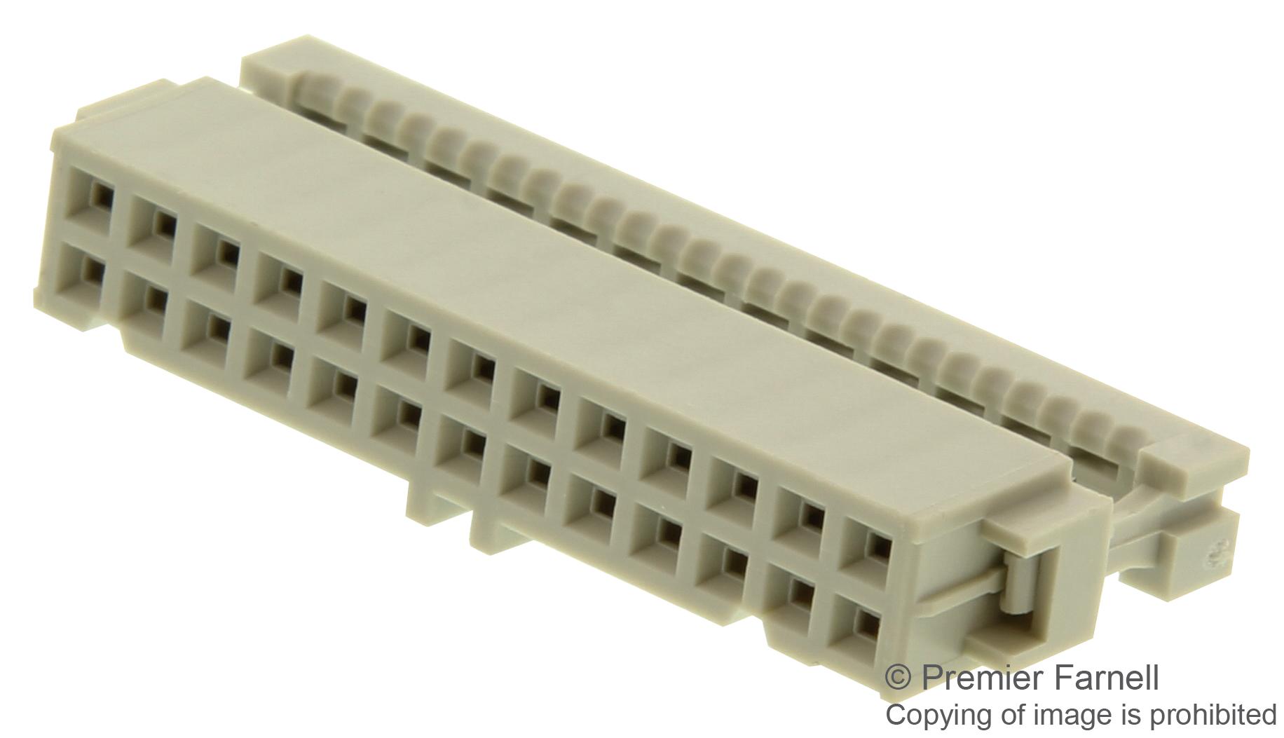 Amp Connectors / Te Connectivity 2-215882-6 Socket, Idc, Class 1, 26Way