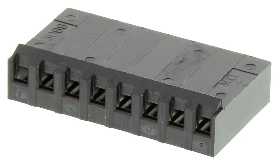 Molex 09-93-0800 Connector, Rcpt, 8Pos, 1Row, 3.96mm