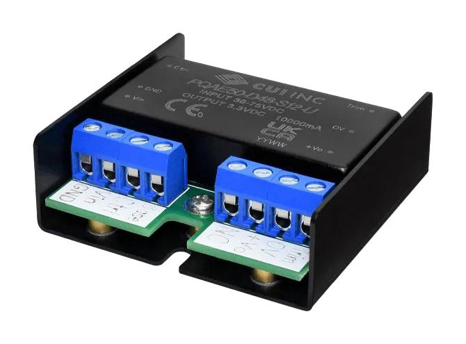 Cui Pqae50-D24-S3-U Dc-Dc Converter, 3.3V, 10A