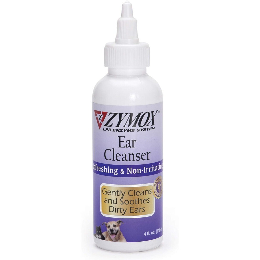 Zymox Ear Cleanser Solution for Dogs and Cats
