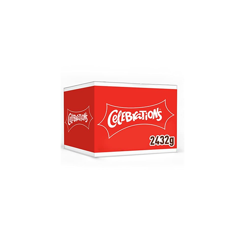 Celebrations Milk Chocolates Gift Bulk Box (Maltesers, Galaxy, Snickers & More), 2.4kg