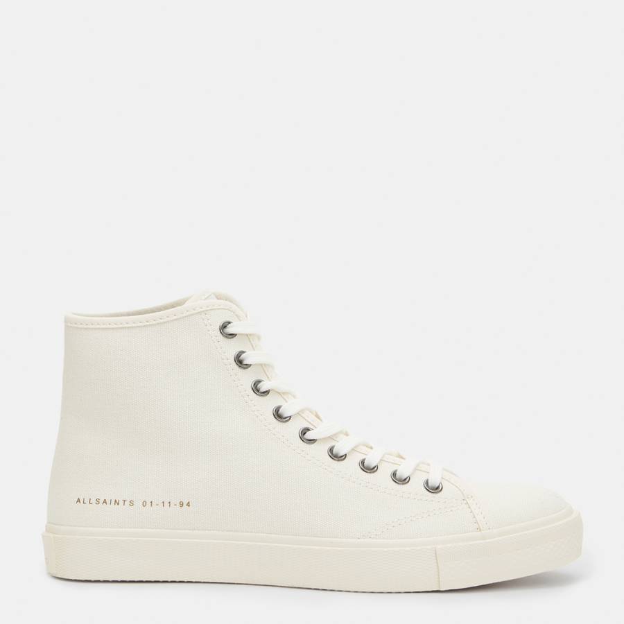 Ecru Bryany High Top Trainers