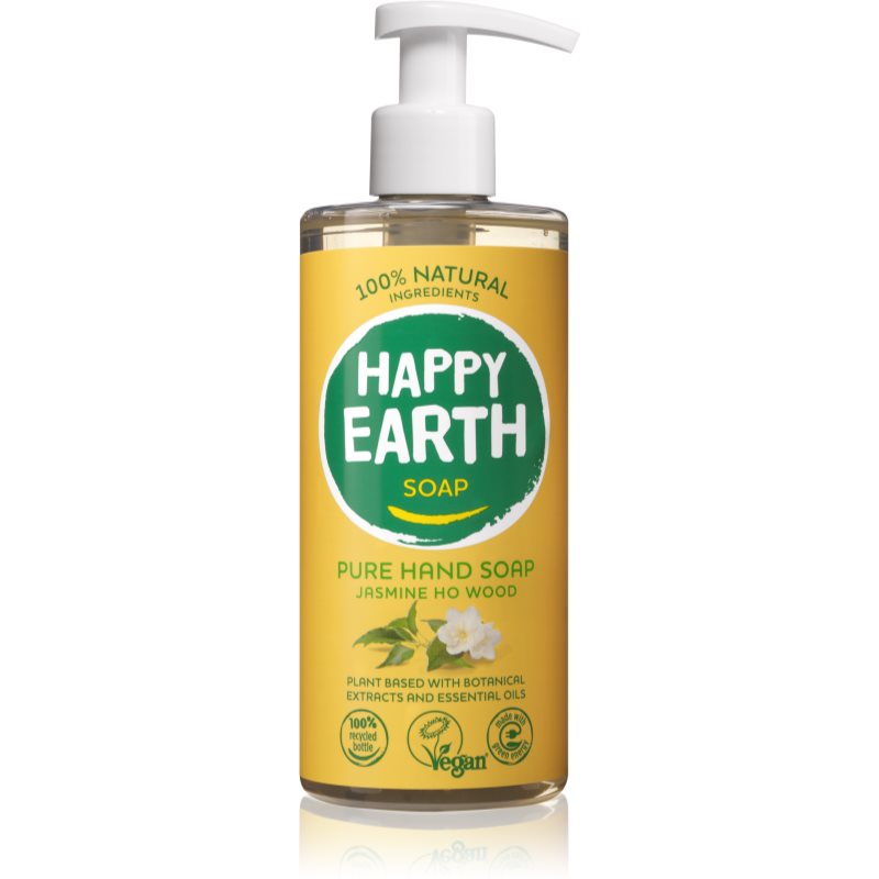 Happy Earth 100% Natural Hand Soap Jasmine Ho Wood liquid hand soap 300 ml