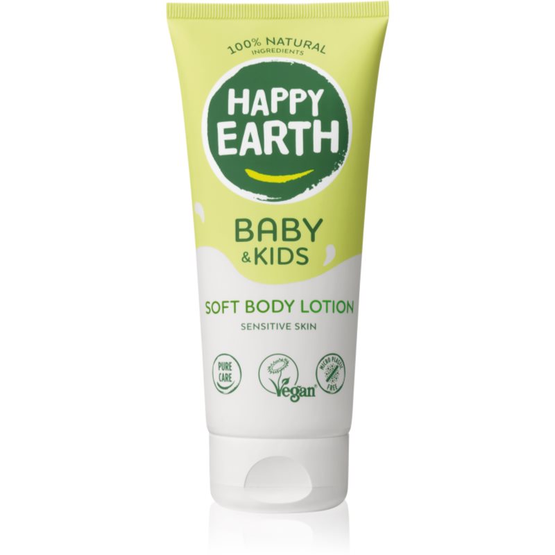 Happy Earth Baby & Kids 100% Natural Soft Bodylotion cream for children 200 ml