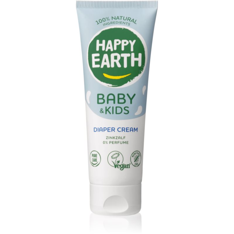 Happy Earth Baby & Kids 100% Natural Diaper Cream zinc ointment fragrance-free 75 ml