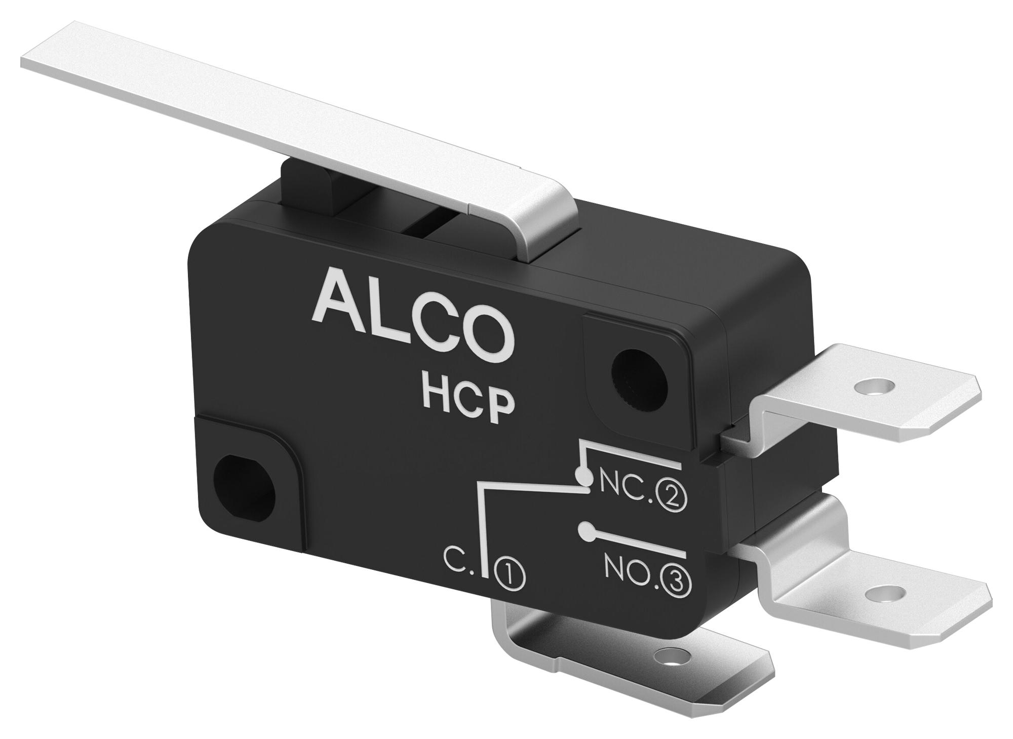 Alcoswitch / Te Connectivity Hcp10Dte2L04. Microswitch, Spdt, 10A, 250Vac