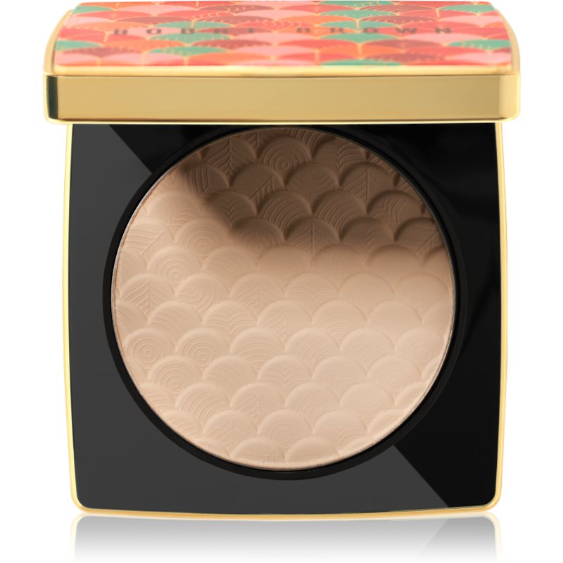 Bobbi Brown Sheer Finish Pressed Powder Glow With Luck Collection fine pressed powder shade Soft Porcelain 8 g