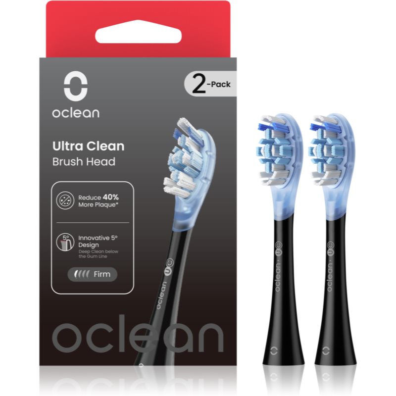 Oclean Ultra Clean UC02 spare heads Black 2 pc
