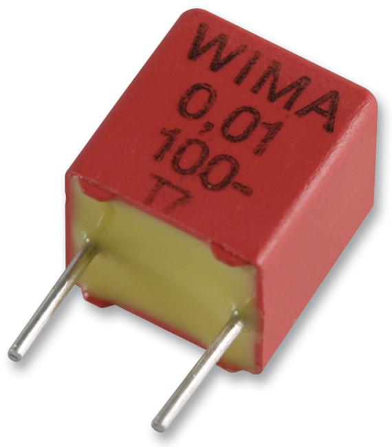WIMA Fkp2C021001G00Jssd Capacitor, 0.01Îf, 63V, 5%, Pp, Through Hole