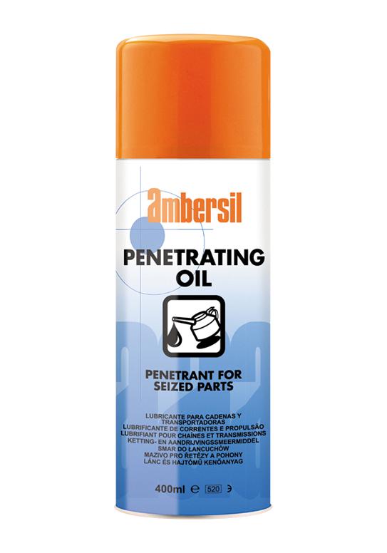 Ambersil Penetrating Oil, 400Ml Lubricant, Penetrating Oil/aerosol/400Ml