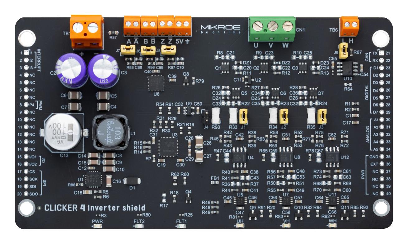 MikroElektronika Mikroe-5134 Inverter Shield, Clicker 4 Series Board