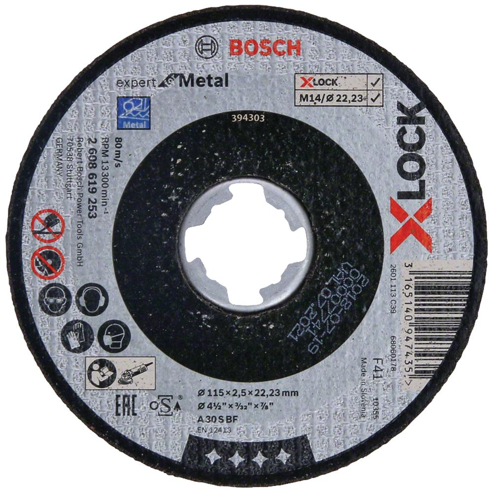 Bosch Professional (Blue) 2608619253 Grinding Disc, 80Mps, 22.23mm Bore