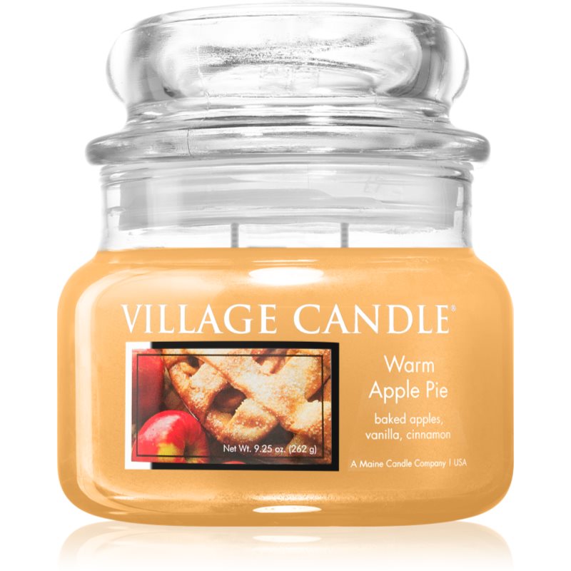 Village Candle Warm Apple Pie scented candle 262 g