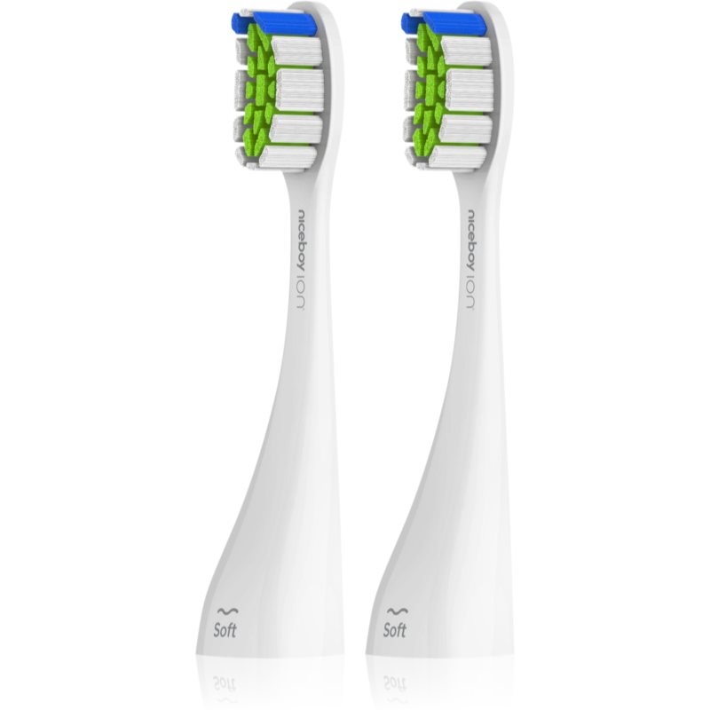 Niceboy ION Sonic PRO UV toothbrush spare heads soft white 2 pc