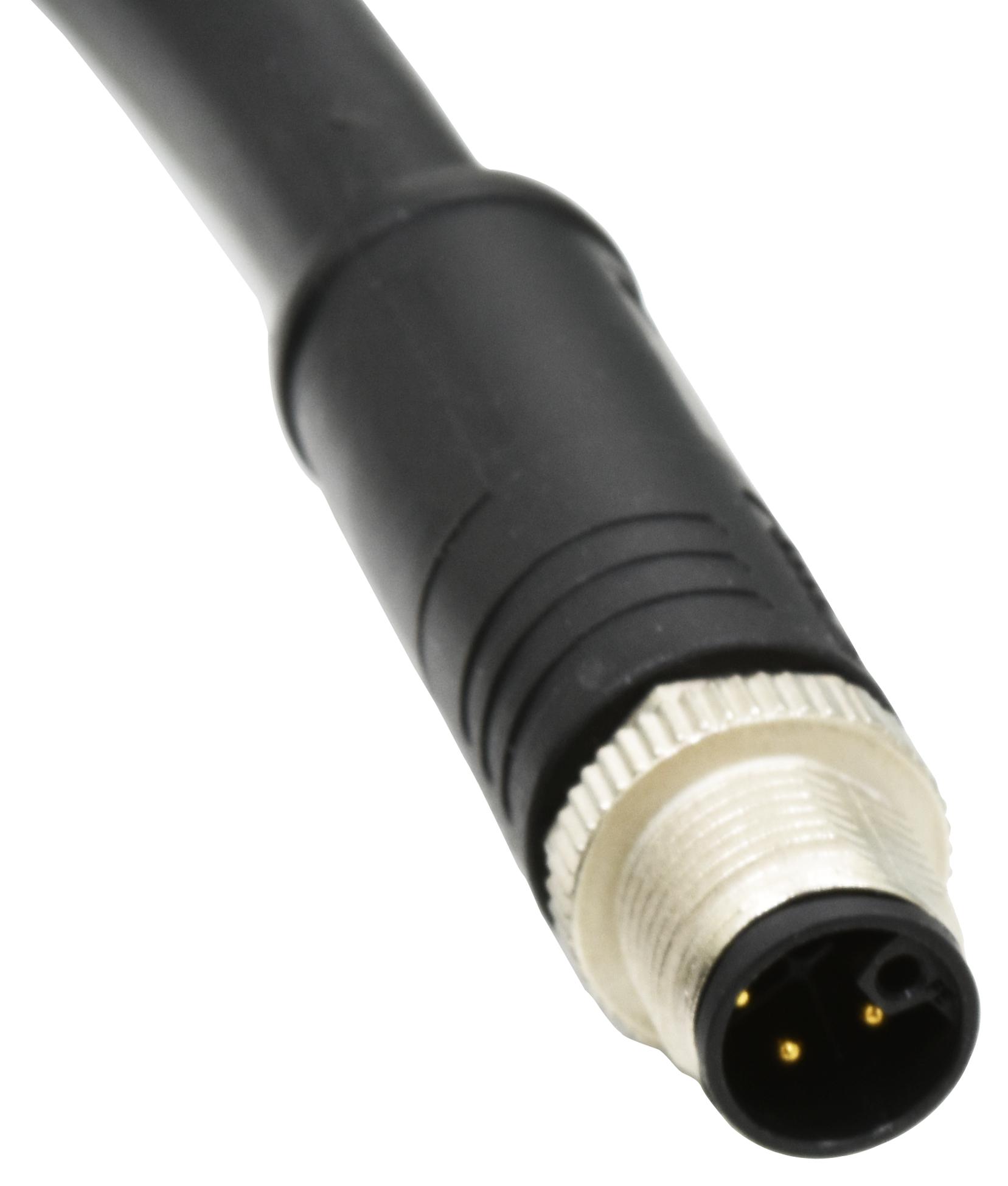 Amphenol LTW M12L-05Bmm-Sl8H01 Sensor Cord, 5P M12 Plug-Free End, 3.3Ft