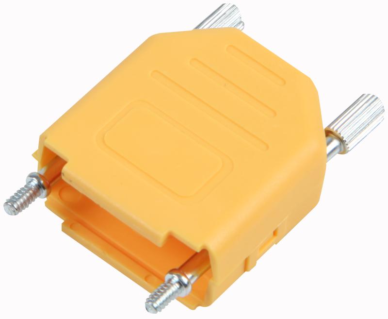 MH Connectors Mhdppk9-Y-K Backshell, D, Yellow, 9Way