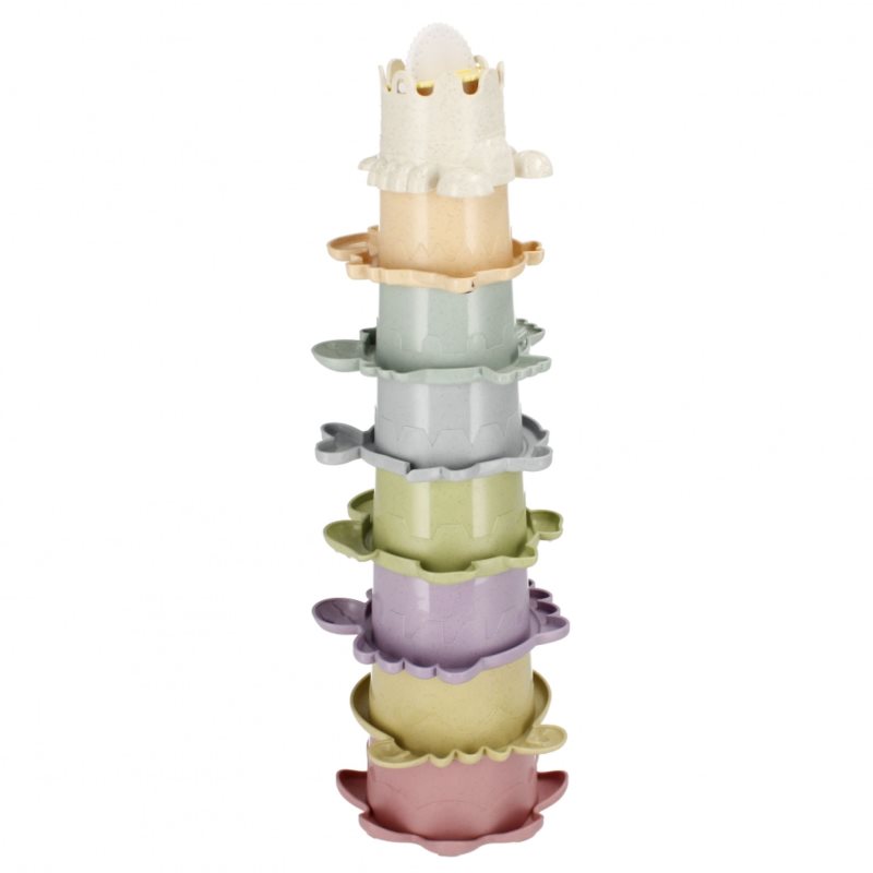 Bam-Bam Stacking Cups stackable cups 6m+ Tower 8 pc