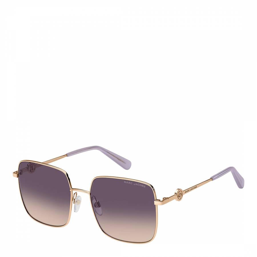 Grey Fuchsia Square Sunglasses