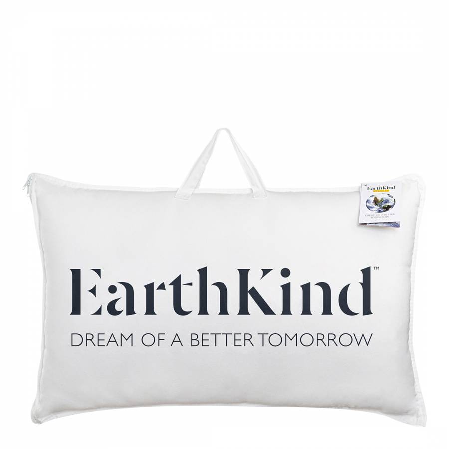 Earthkind Feather & Down Pillow Medium Support 2 Pack