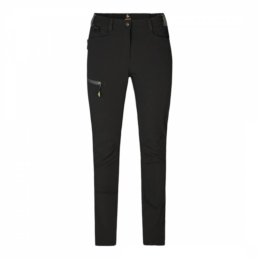 Black Womens Stretch Trousers