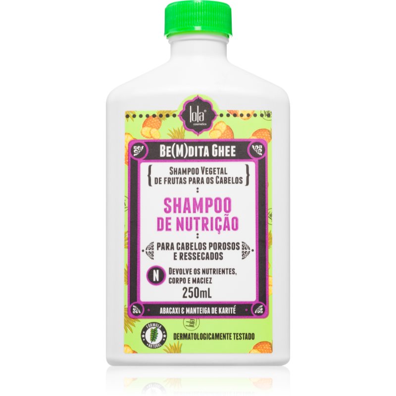 Lola Cosmetics BE(M)DITA GHEE SHAMPOO DE NUTRIÇÃO nourishing shampoo for hair 250 ml