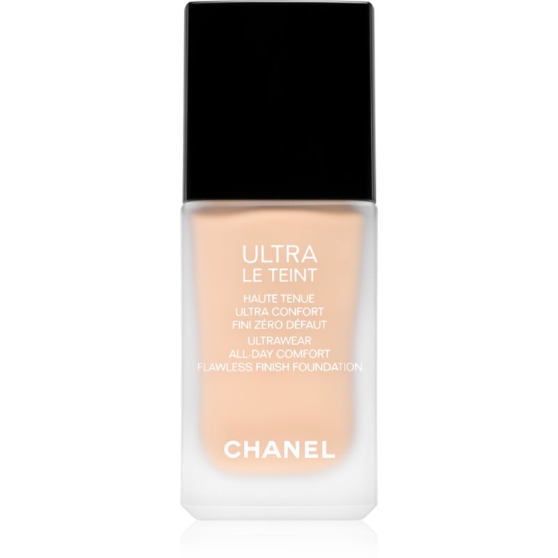 Chanel Ultra Le Teint Flawless Finish Foundation long-lasting mattifying foundation to even out skin tone shade BR12 30 ml