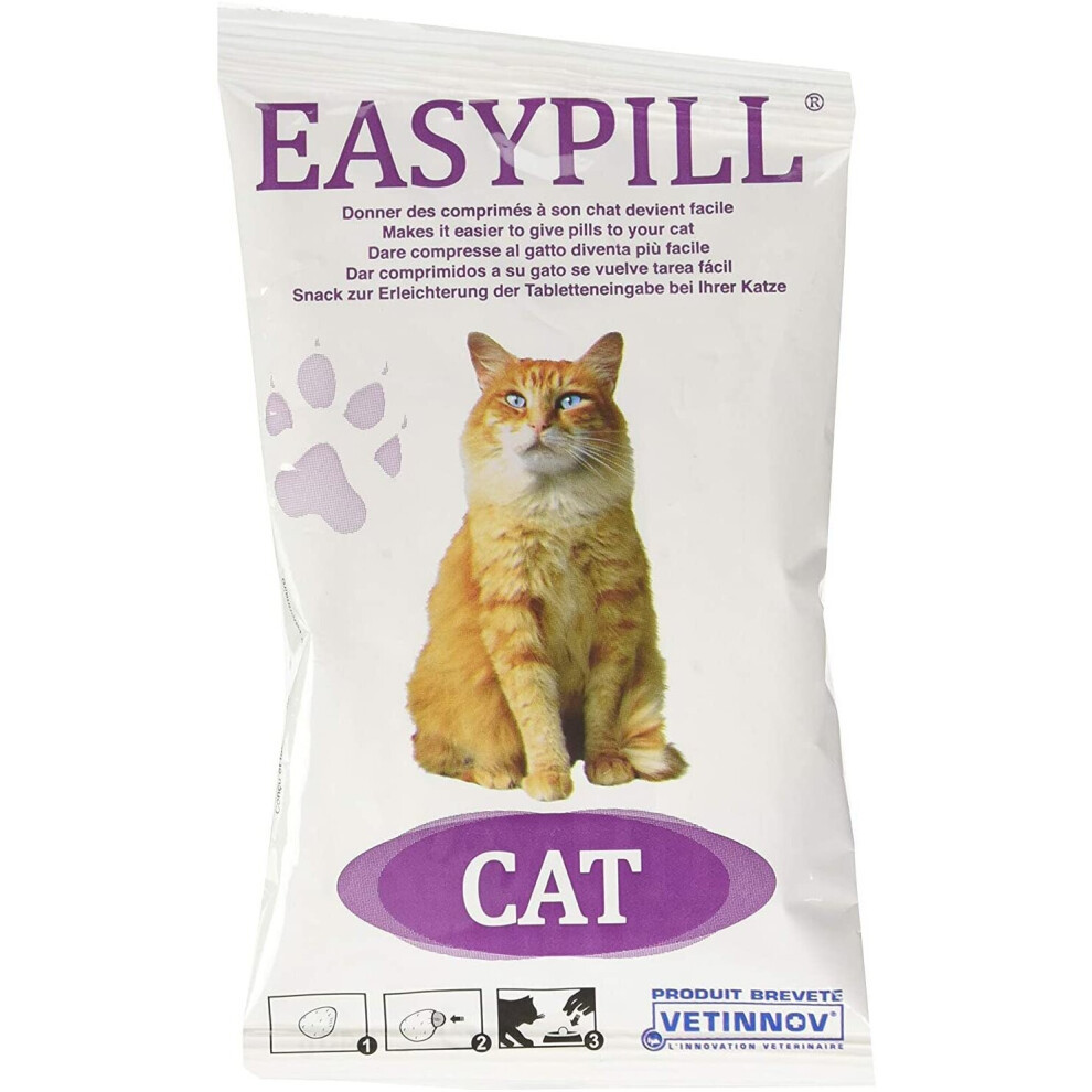 Easypill Cat Putty - 4 X 10 Gram Individually Wrapped Pill Pockets For Cats