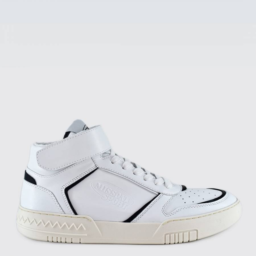 Women';s White Lace Up Trainers