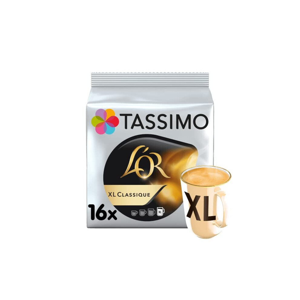 Tassimo L'OR XL Classique Coffee Pods (16 Count (Pack of 5), Total 80 Coffee Capsules)