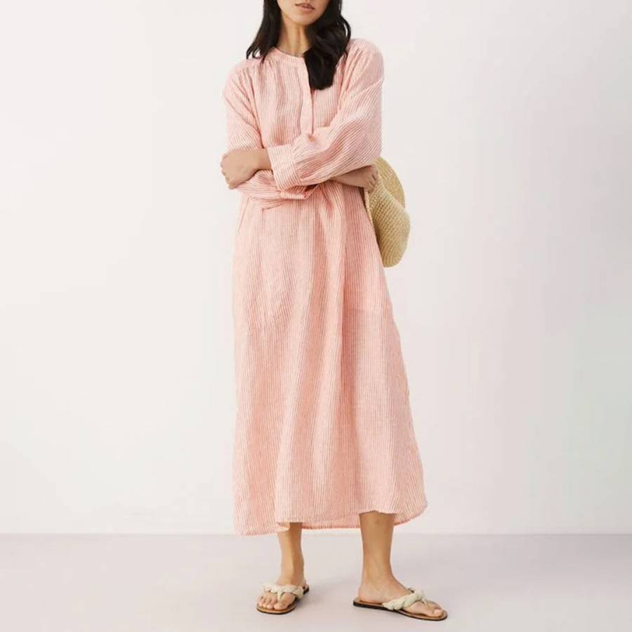 Light Pink Linen Dress