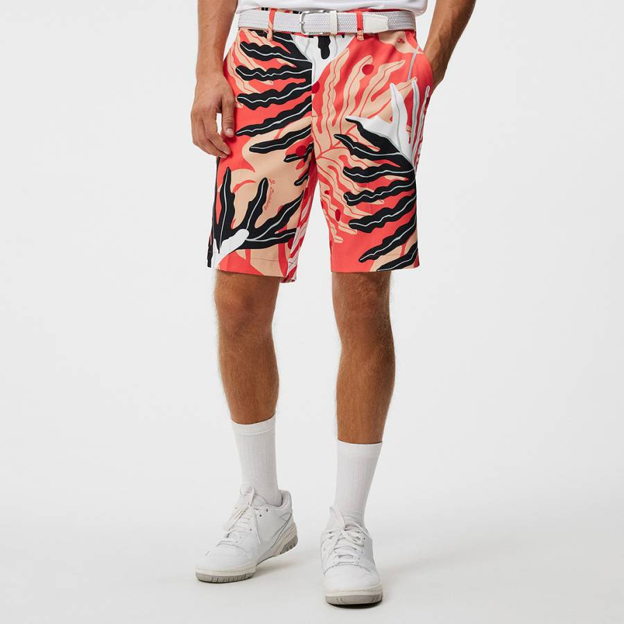 Coral Eloy Printed Shorts