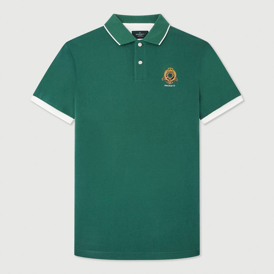 Green Shield Cotton Polo Shirt