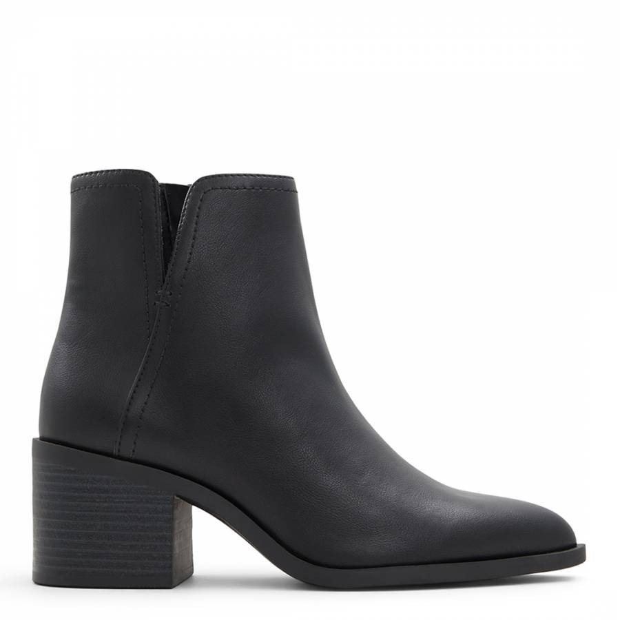 Black Lorel Heeled Ankle Boots