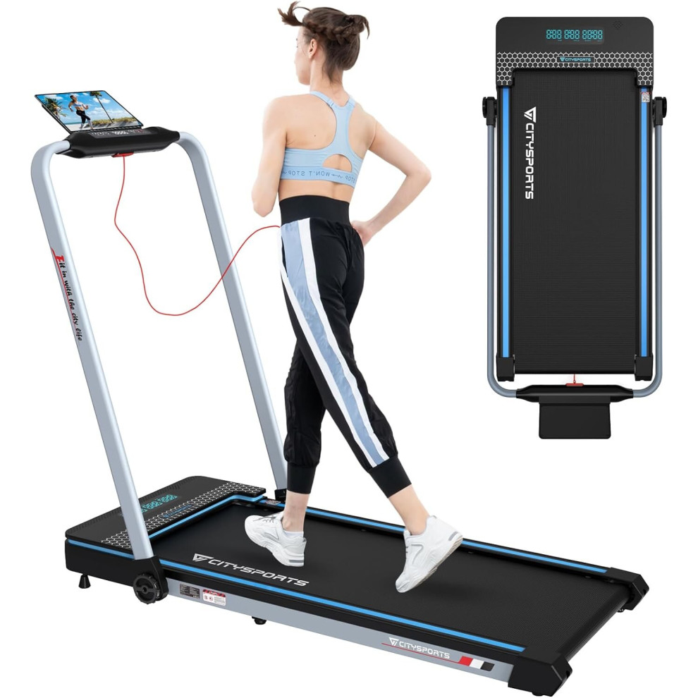 Citysports Folding Treadmill 2HP Walking Pad Machine for Home/Office