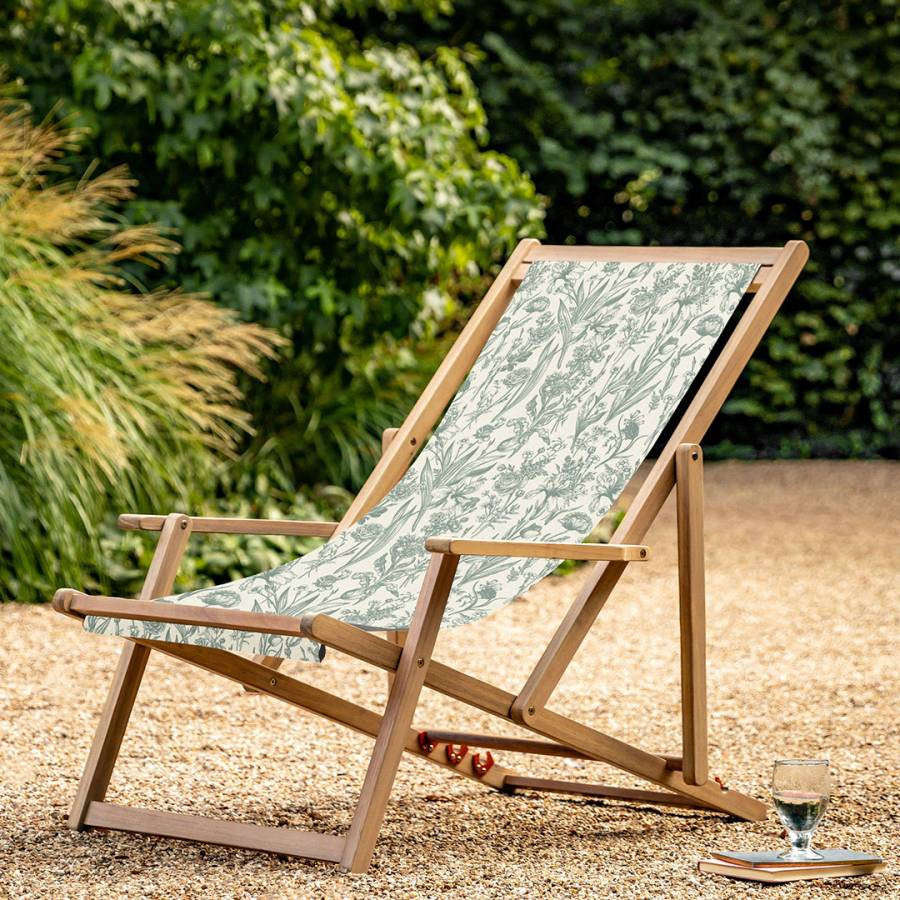 Anison Deck Chair Verde Flora