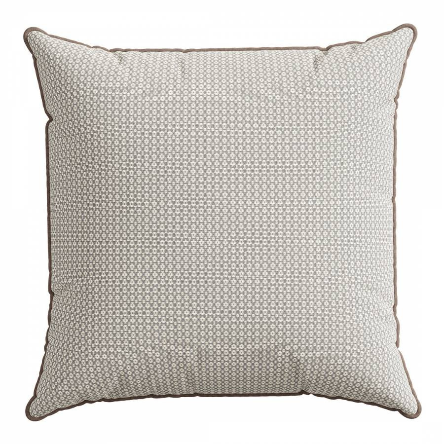 Hemma Square Pillowcase Linen/Chartreuse