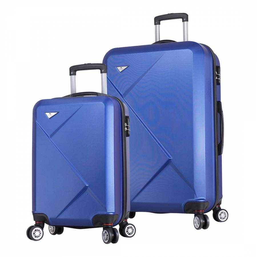 Blue Cabin And Large Diamond Suitcases